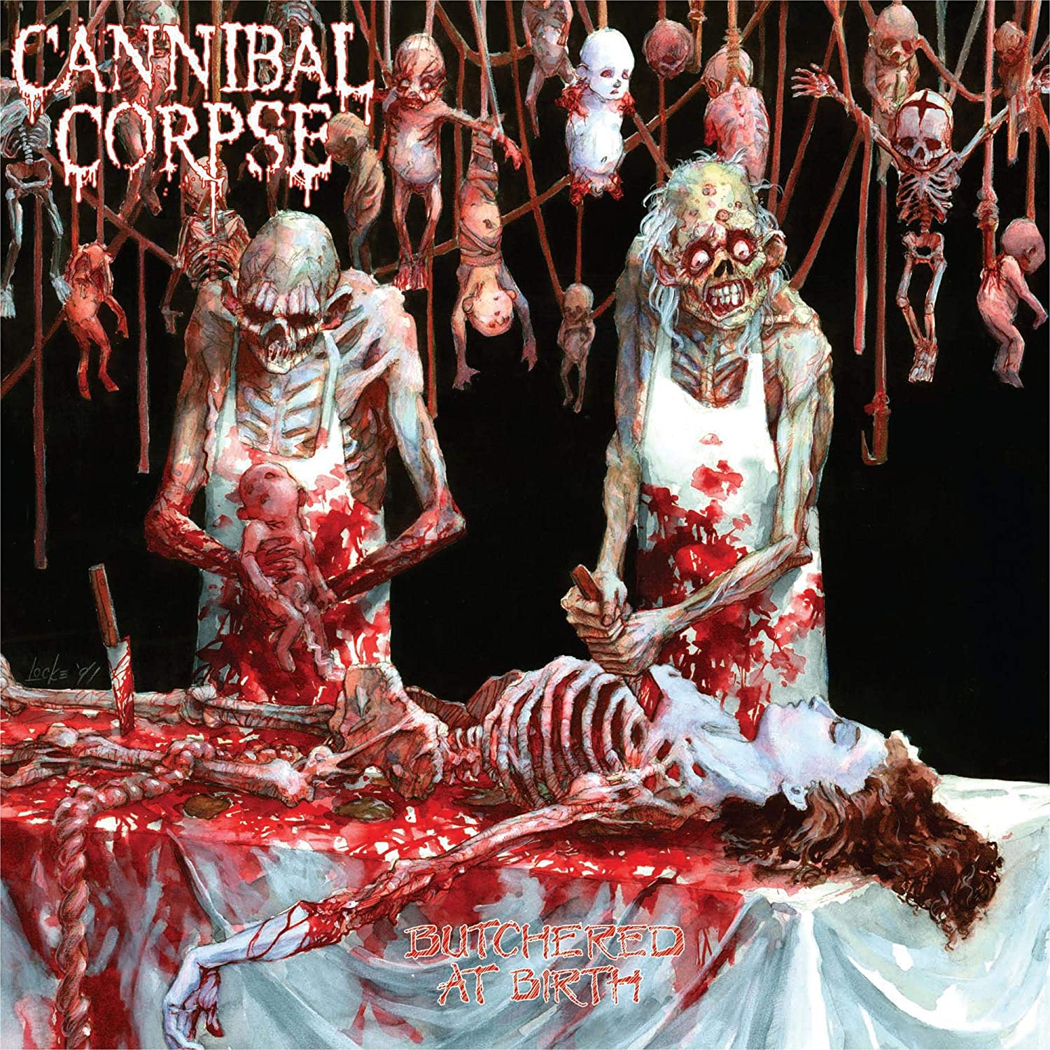 Cannibal Corpse – Butchered At Birth LP (Clear Vinyl) ( VINYL )