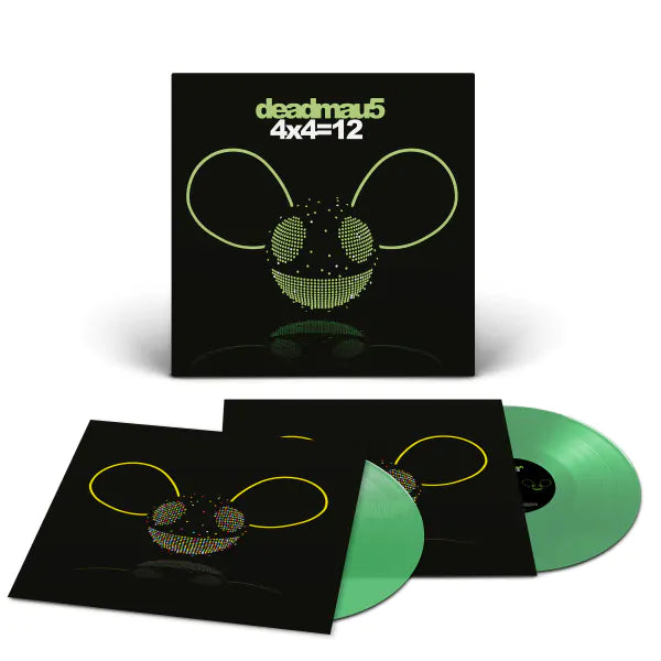 Deadmau5 - 4x4=12 2LP (Clear Vinyl, Green) ( VINYL )