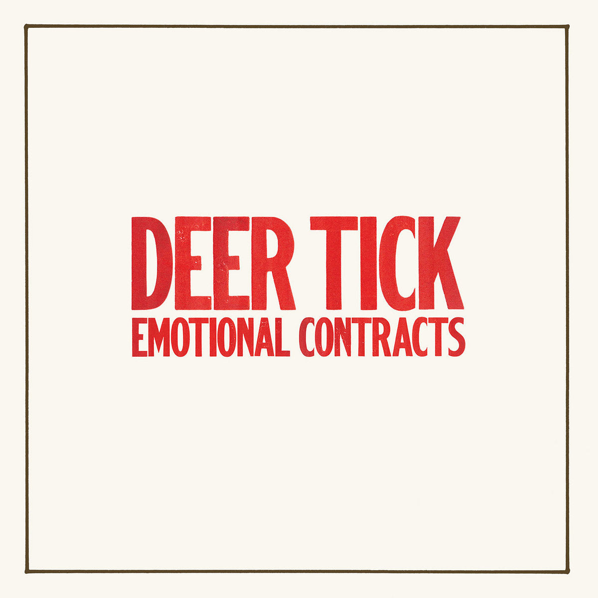 Deer Tick - Emotional Contract LP (Red & Black Blob Colored Vinyl) ( VINYL )