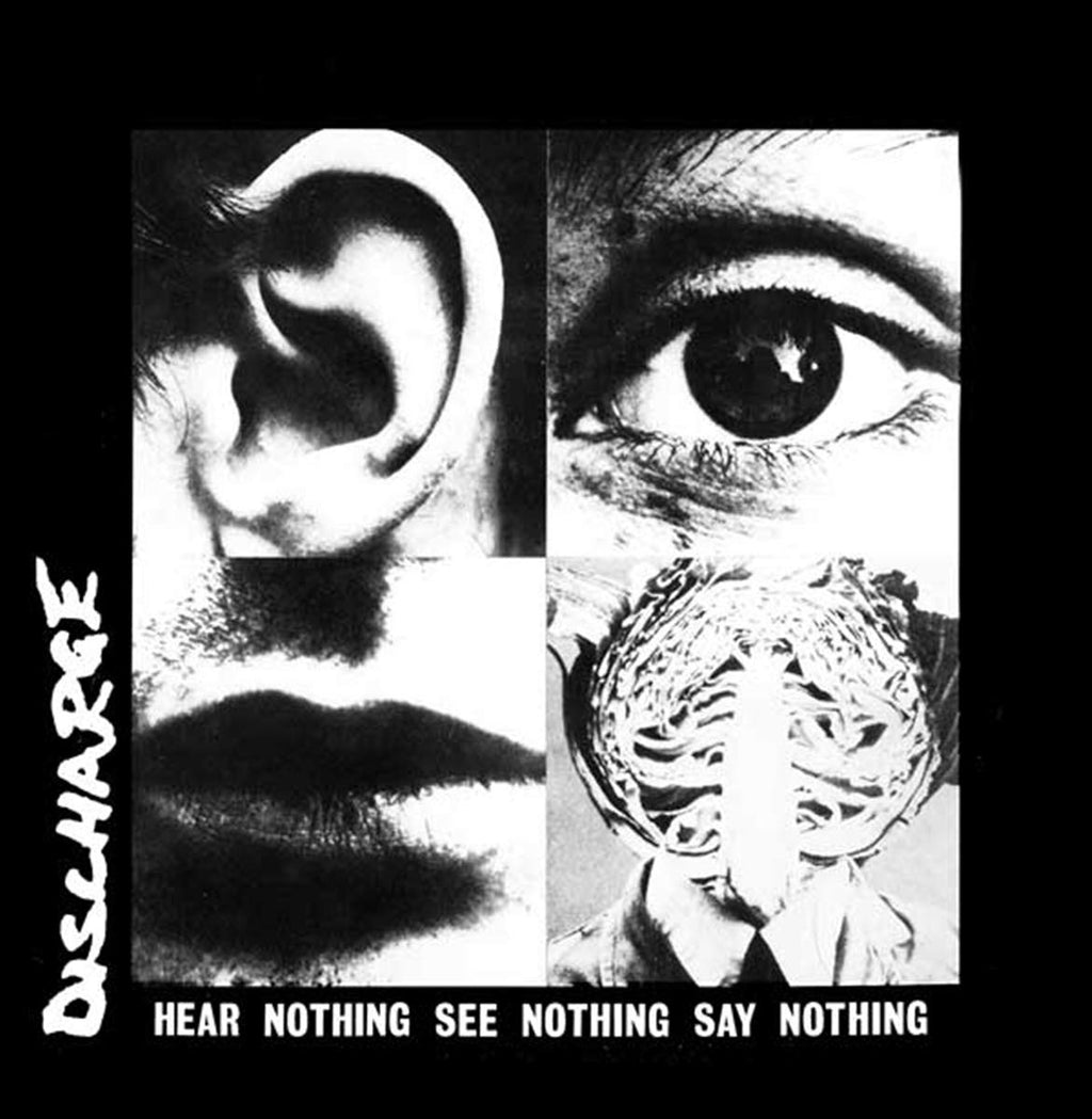 Discharge - Hear Nothing, See Nothing, Say Nothing LP (40th Anniversary, White Vinyl, Gatefold) ( VINYL )