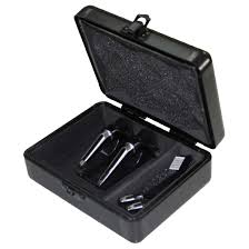 Krom Diamond Needle Cartridge Case Silver - KCC2PR2BL ( VINYL )