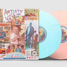 Daniel Johnston - Artistic Vice 2LP (Blue & Peach Colored Vinyl) ( VINYL )