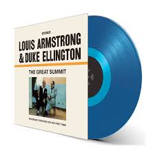 Louis Armstrong & Duke Ellington - Great Summit LP (180 Gram Vinyl, Limited Edition, Blue Colored Vinyl, Bonus Track) ( VINYL )