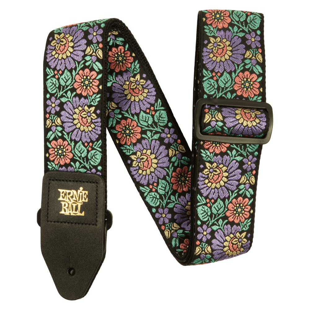 Ernie Ball Evening Bloom Jacquard Strap ( VINYL )