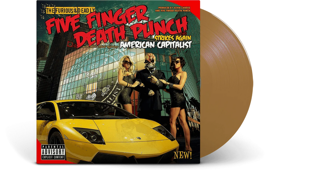 Five Finger Death Punch – American Capitalist LP (Gold Vinyl, Gatefold) ( VINYL )