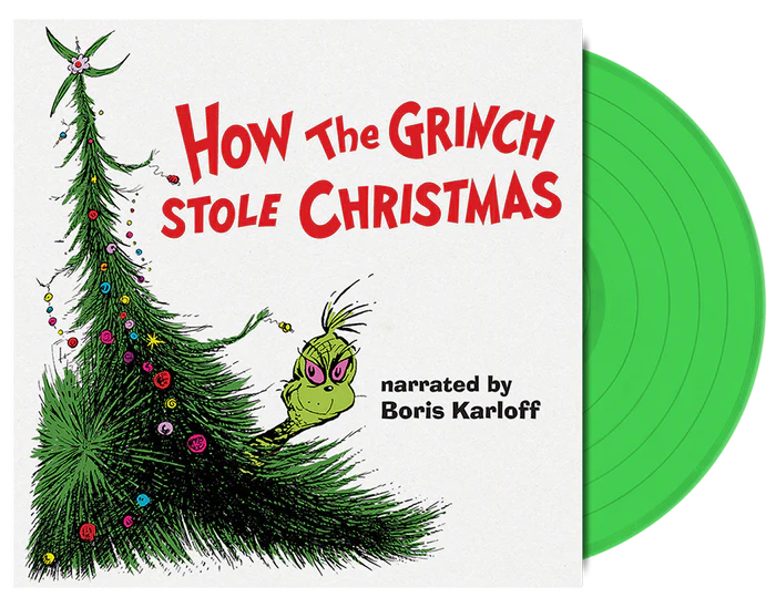 How The Grinch Stole Christmas - Soundtrack Album: Narrated by Boris Karloff LP (Green Vinyl) ( VINYL )