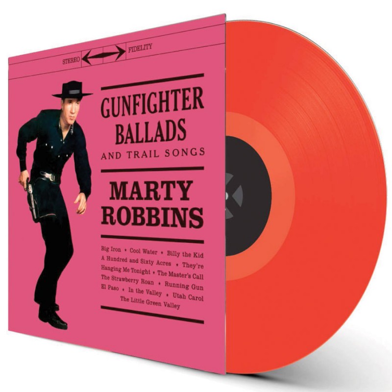 Marty Robbins - Gunfighter Ballads & Trail Songs LP (180g, Red Vinyl) ( VINYL )