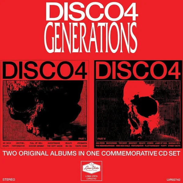 HEALTH - DISCO4: Part I & II 2LP (Generations Edition, White Vinyl, Limited to 500, Embossed Cover) ( VINYL )