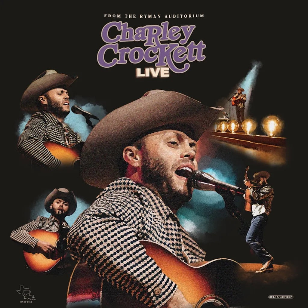 Charley Crockett - Live From The Ryman 2LP (Green and Yellow OR Purple and Red - Random Vinyl) ( VINYL )