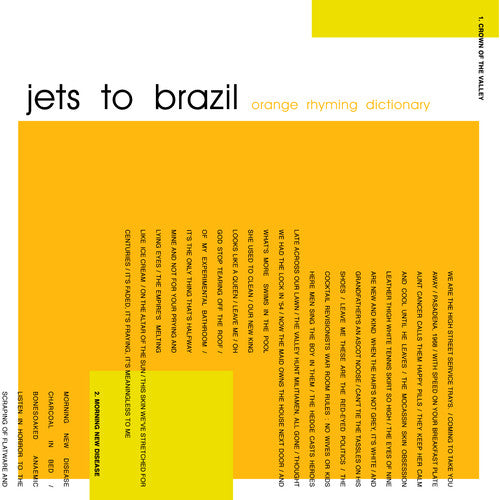 Jets To Brazil – Orange Rhyming Dictionary 2LP (180g) ( VINYL )