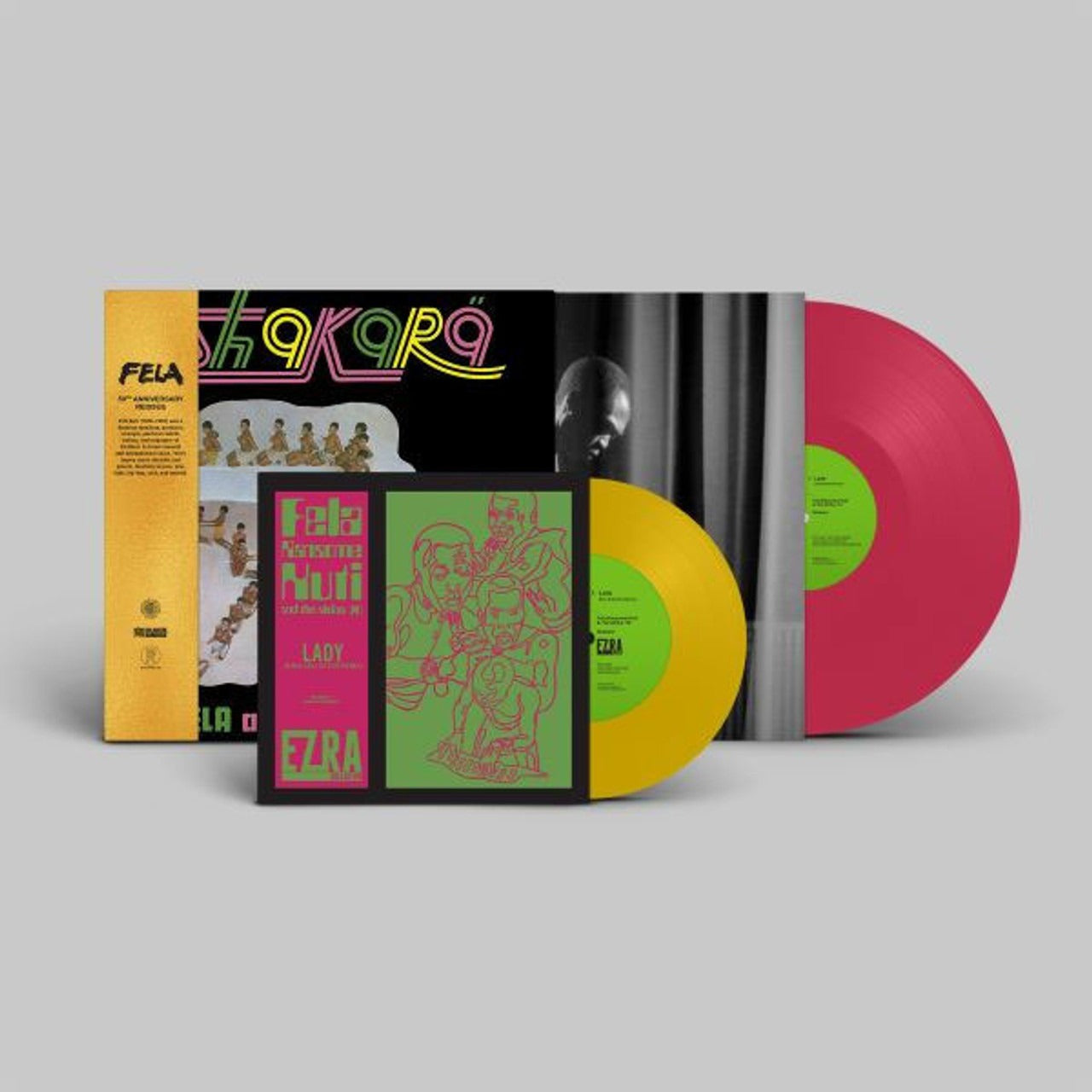 Fela Kuti & The Africa 70 - Shakara LP (Pink Vinyl, Bonus Yellow 7", Anniversary Edition) ( VINYL )