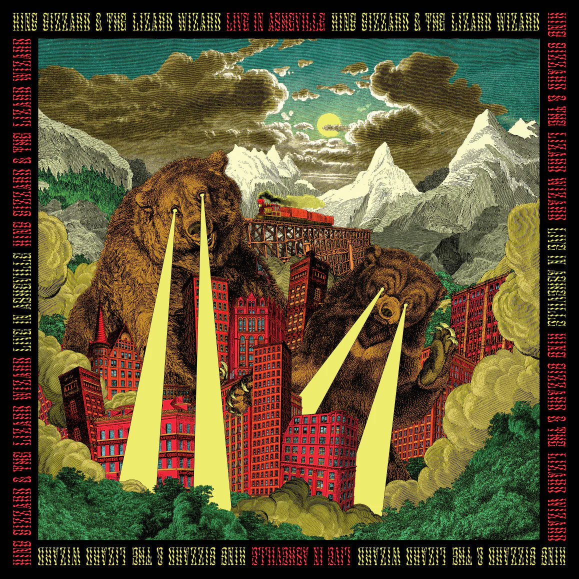 King Gizzard and the Lizard Wizard -  Live In Asheville 3LP (Fuzz Club, 180g, Indie Exclusive, Colored Vinyl, White) ( VINYL )
