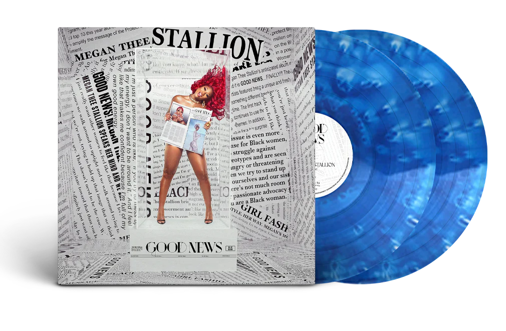 Megan Thee Stallion - Good News 2LP (Blue Vinyl, Gatefold) ( VINYL )