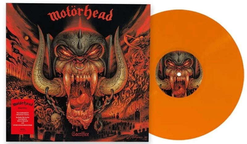 Motorhead - Sacrifice LP (Orange Vinyl) ( VINYL )