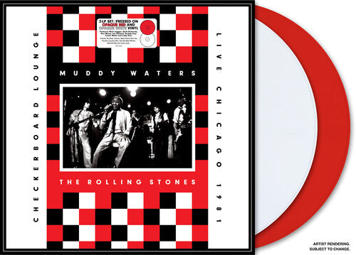 Muddy Waters & The Rolling Stones – Checkerboard Lounge - Live Chicago 1981 2LP (Red & White Vinyl, Gatefold) ( VINYL )