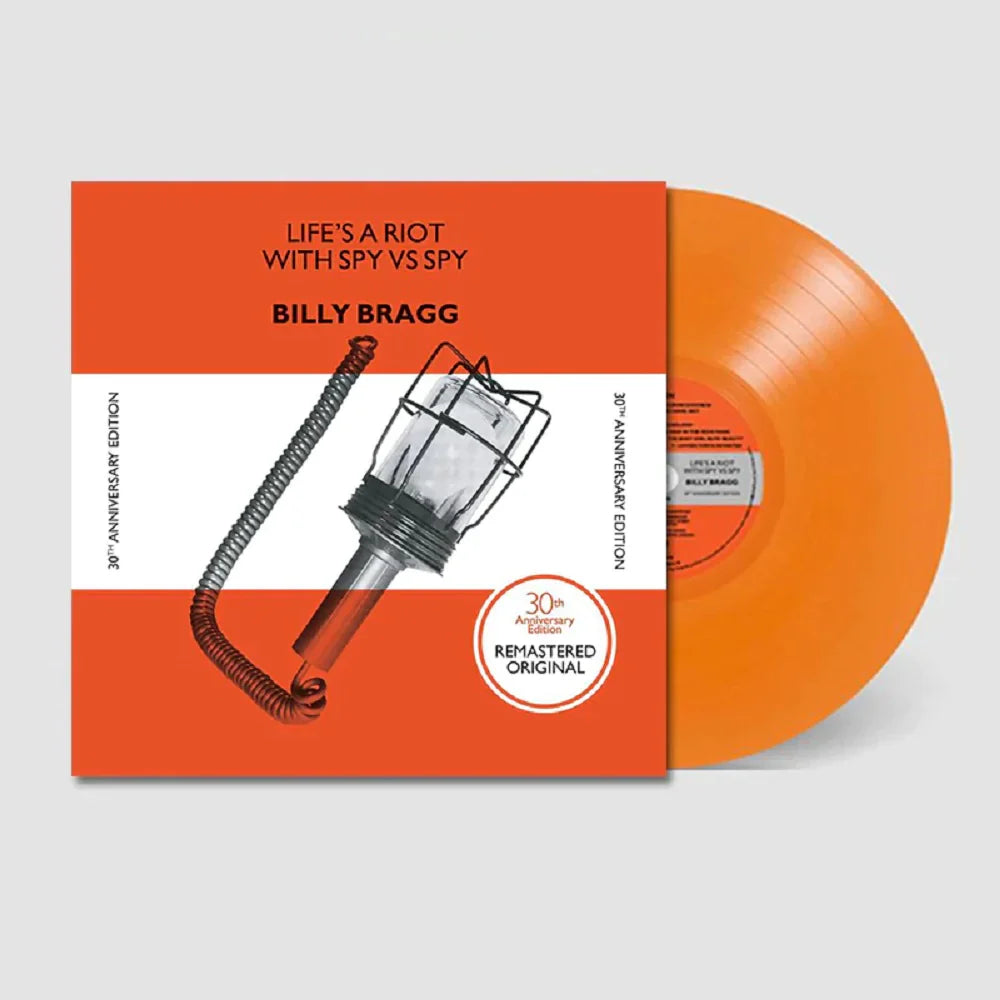 Billy Bragg – Life's A Riot With Spy Vs Spy LP (RSD Exclusive 2022, 30th Anniversary Edition, Orange Vinyl) ( VINYL )