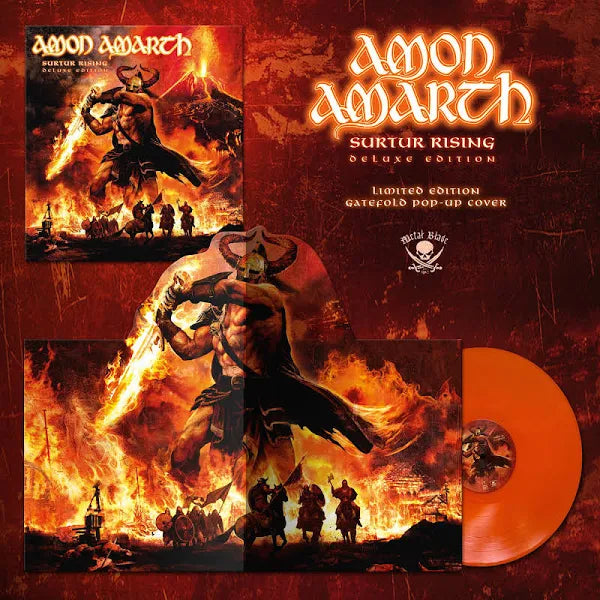 Amon Amarth – Surtur Rising LP (Orange Vinyl, Gatefold Pop-Up Cover) ( VINYL )