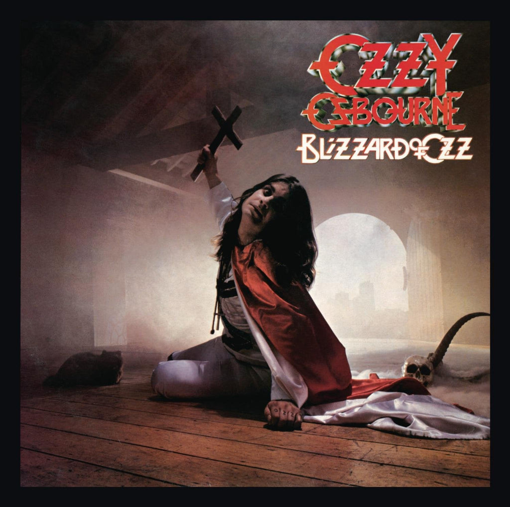 Ozzy Osbourne - Blizzard Of Ozz LP (Limited Edition Silver With Red Swirl Colored Vinyl) ( VINYL )