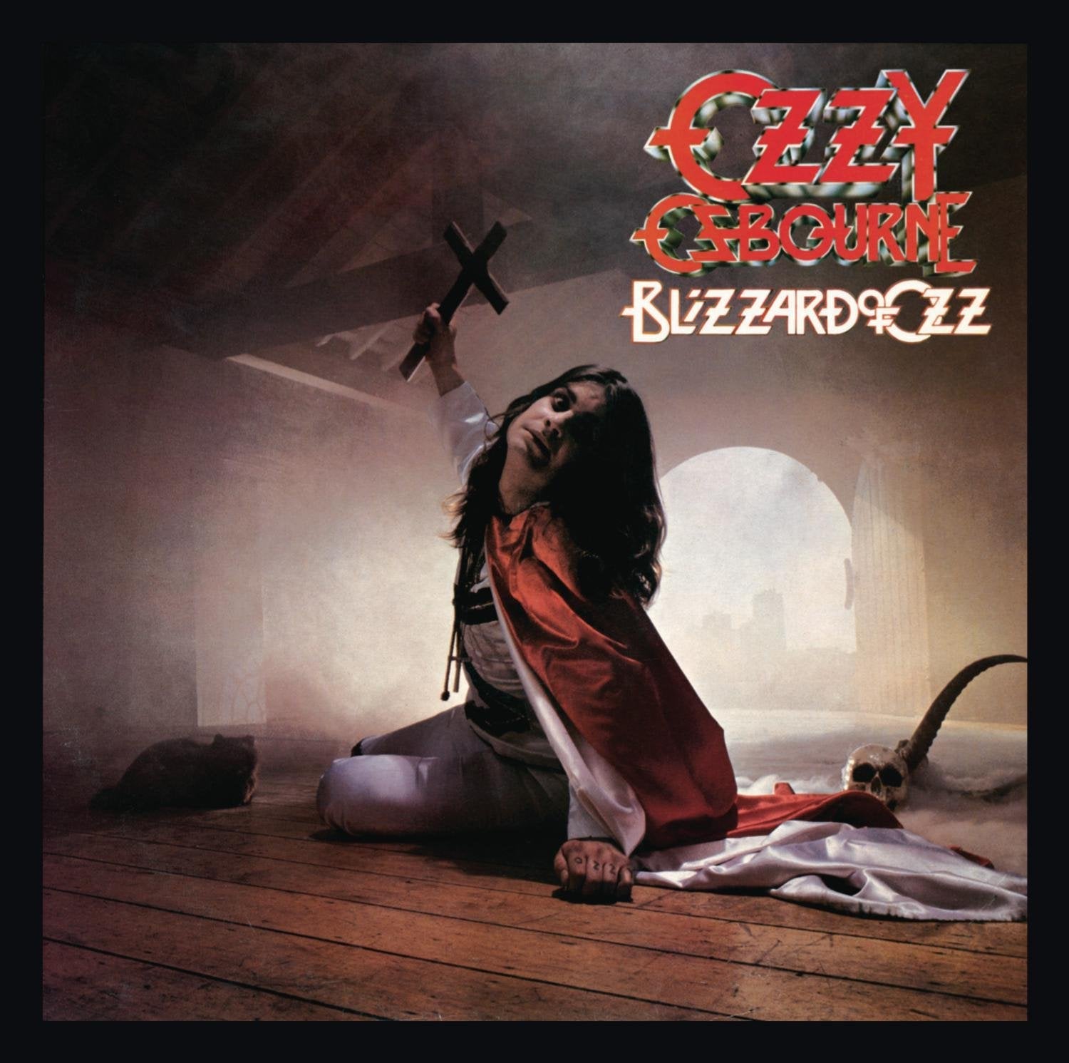 Ozzy Osbourne - Blizzard Of Ozz LP (Limited Edition Silver With Red Swirl Colored Vinyl) ( VINYL )