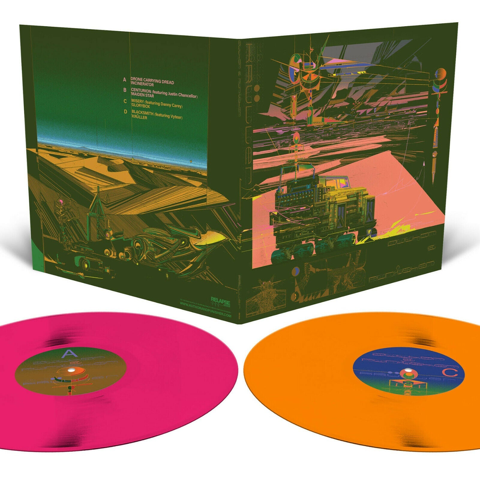 Author & Punisher – Krüller 2LP (Pink & Orange Vinyl) ( VINYL )