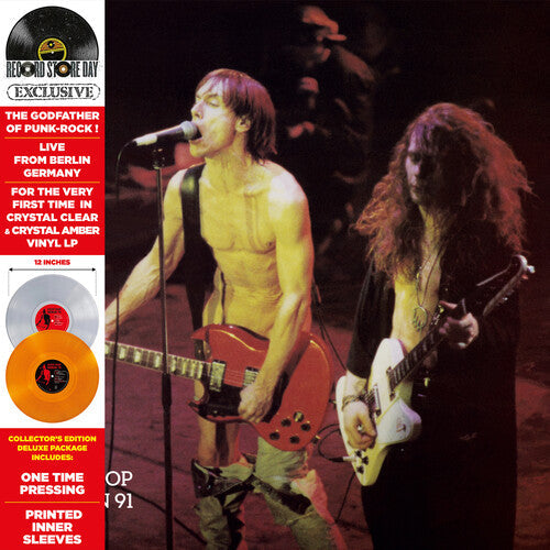 Iggy Pop - Live In Berlin 1991 2LP (RSD Exclusive, Color Vinyl) ( VINYL )