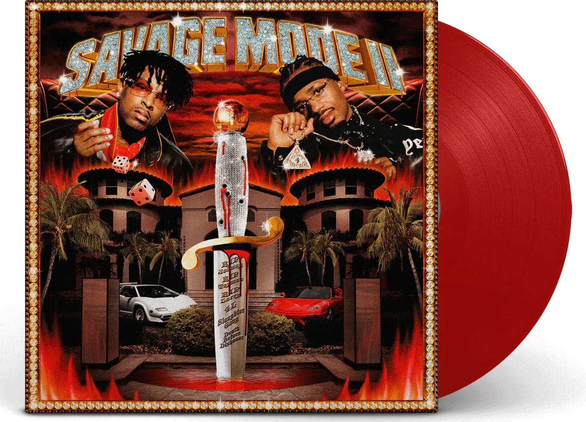21 Savage & Metro Boomin - Savage Mode II LP (Red Vinyl) ( VINYL )