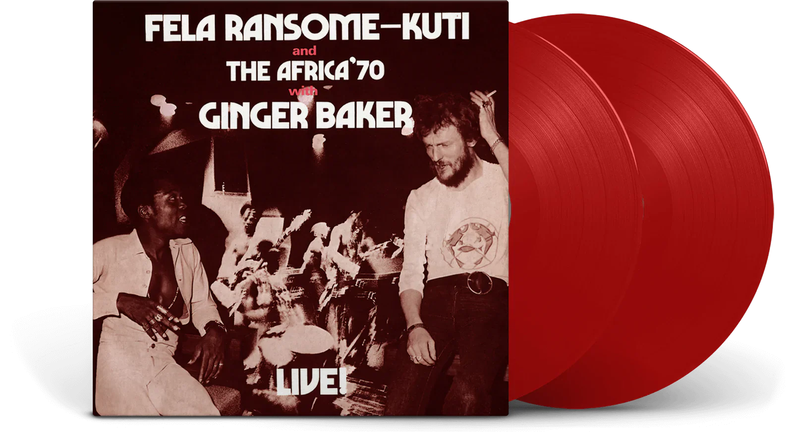 Fela Kuti - Live With Ginger Baker 2LP (50th Anniversary Edition, Reissue, Red Vinyl) ( VINYL )