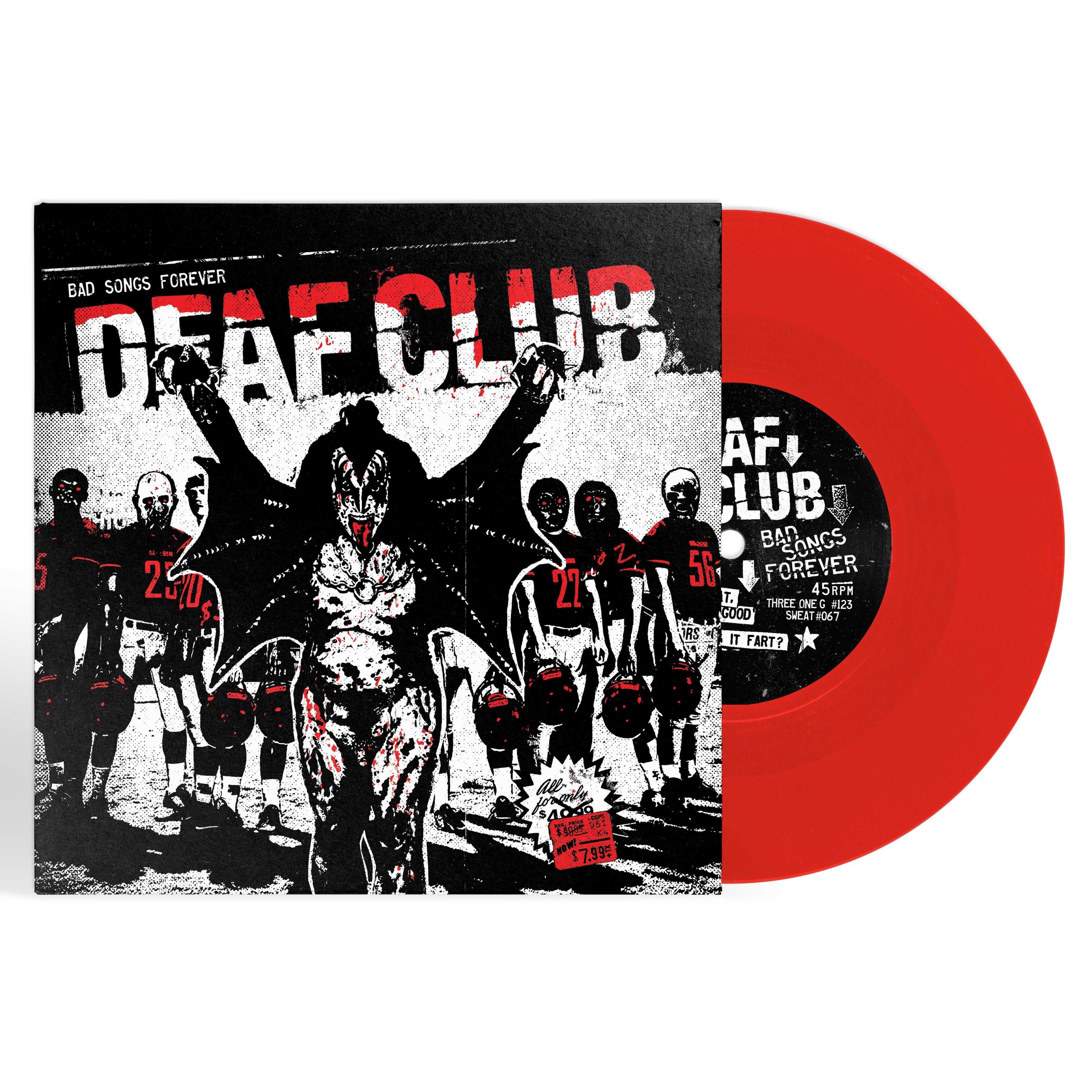 Deaf Club – Bad Songs Forever 7" (Red Vinyl) ( VINYL )