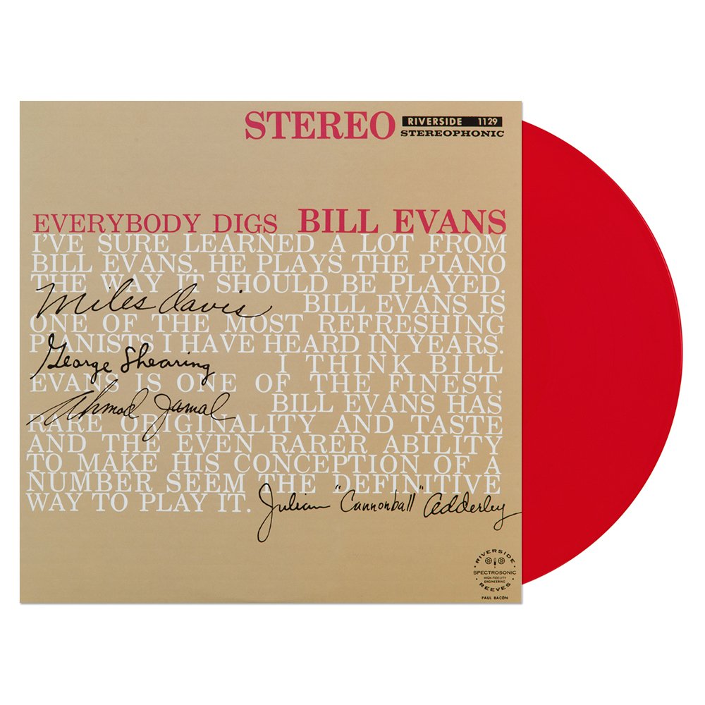 Bill Evans - Everybody Digs Bill Evans LP (180g, Red Vinyl) ( VINYL )