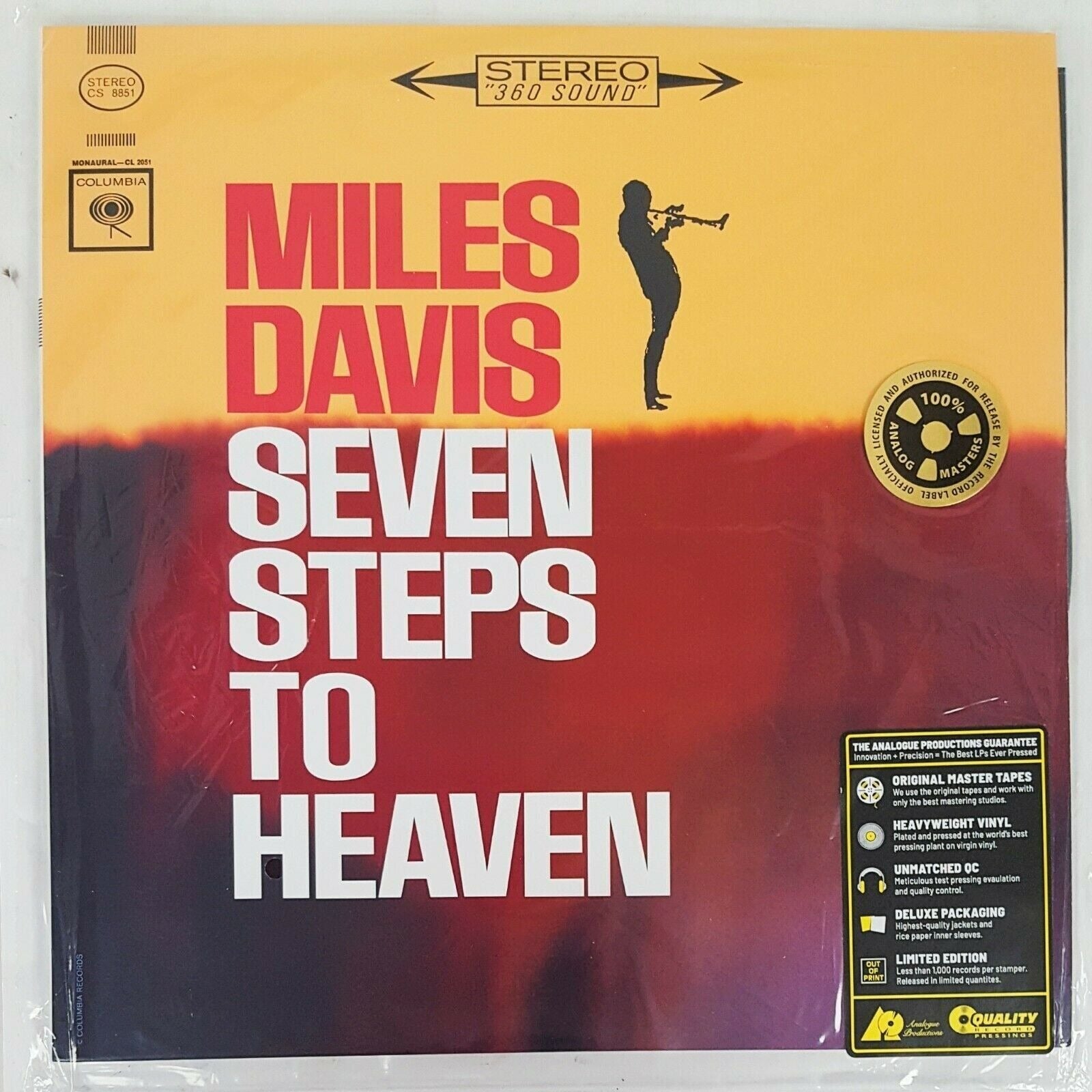 Miles Davis - Seven Steps To Heaven 2LP (Analogue Productions, 180g, 45rpm, Remastered by Ryan Smith) ( VINYL )
