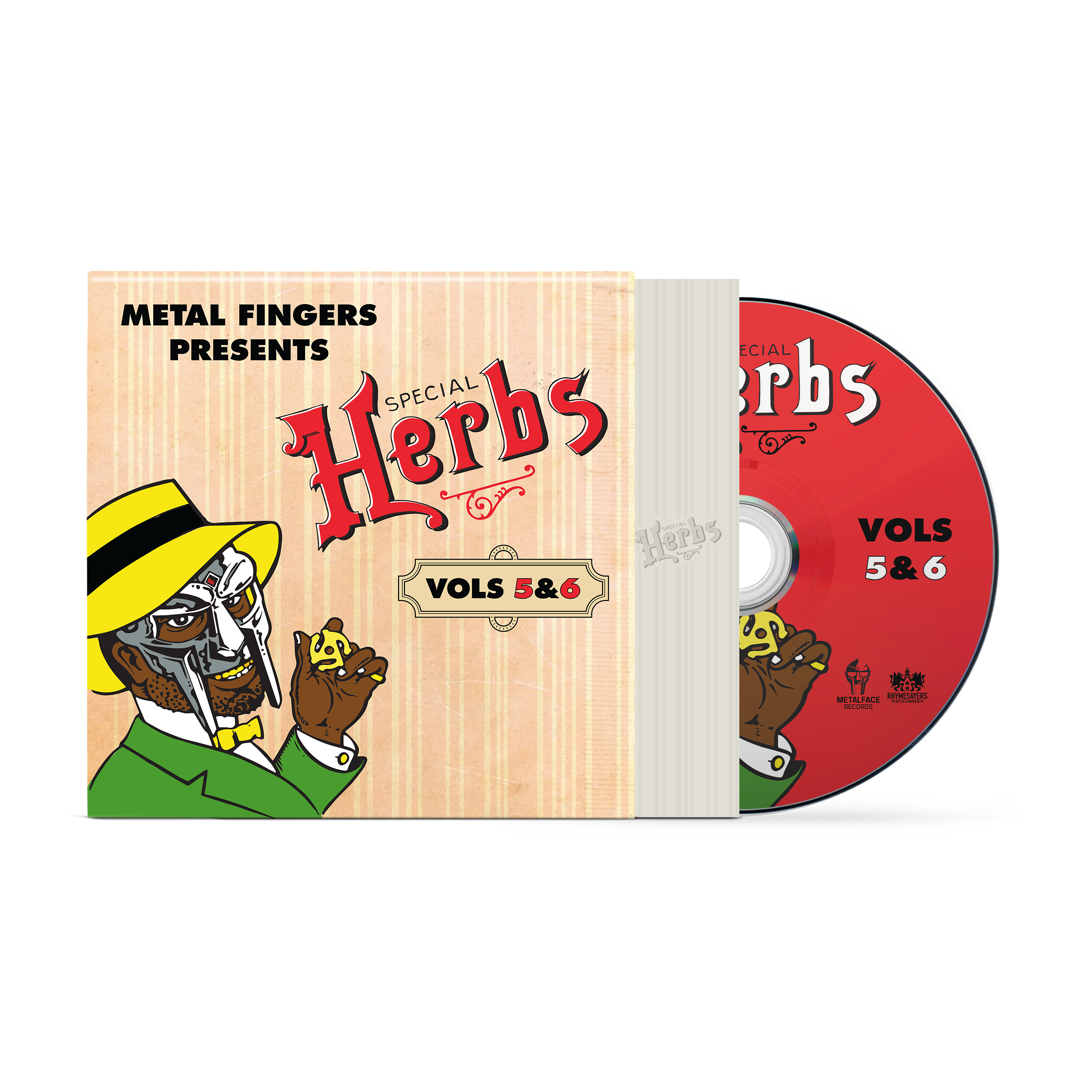 MF DOOM - Metal Fingers Presents: Special Herbs Vol. 5 & 6 CD (Apple Red) ( VINYL )