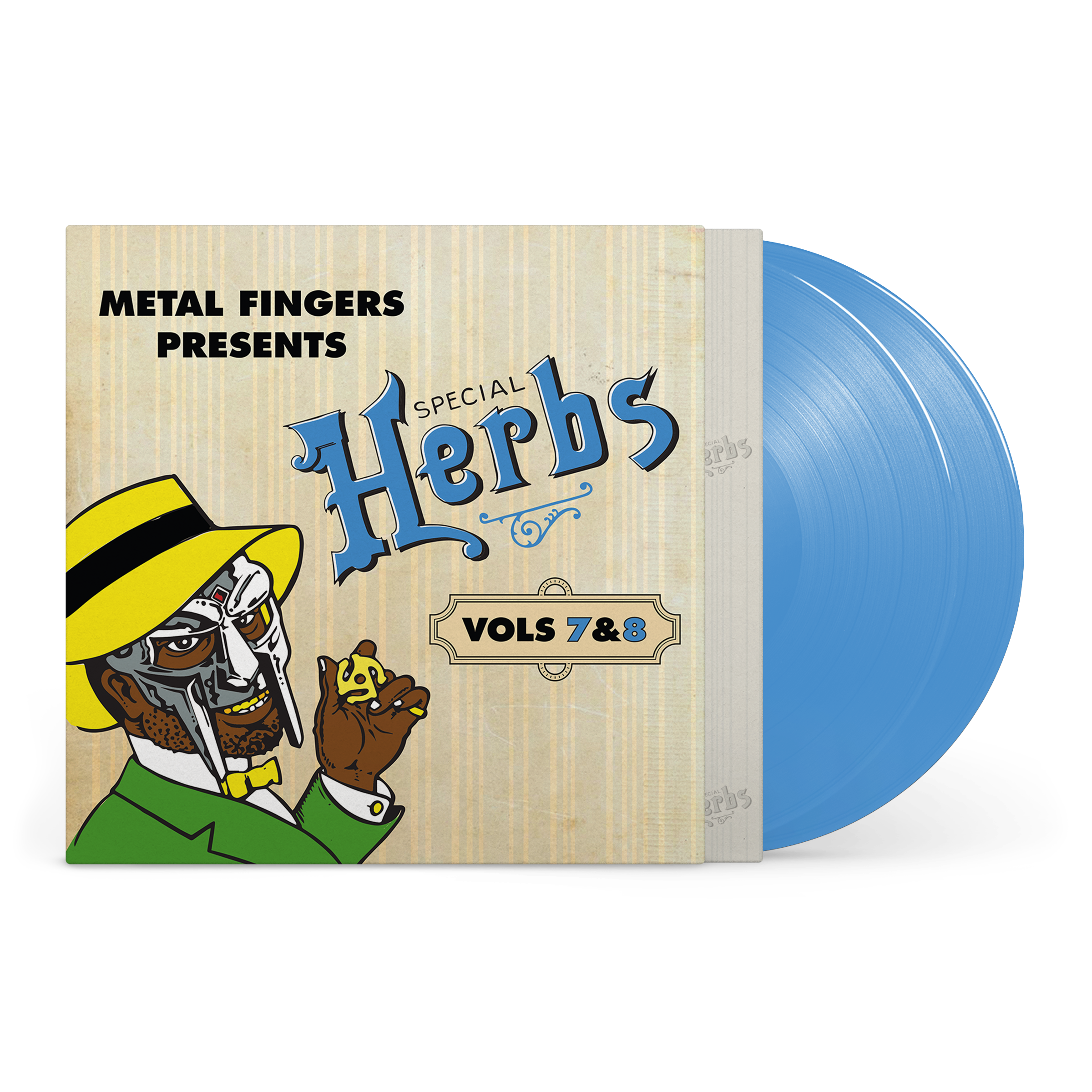 MF DOOM - Metal Fingers Presents: Special Herbs Vol. 7 & 8 2LP (Sky Blue Colored Vinyl) ( VINYL )