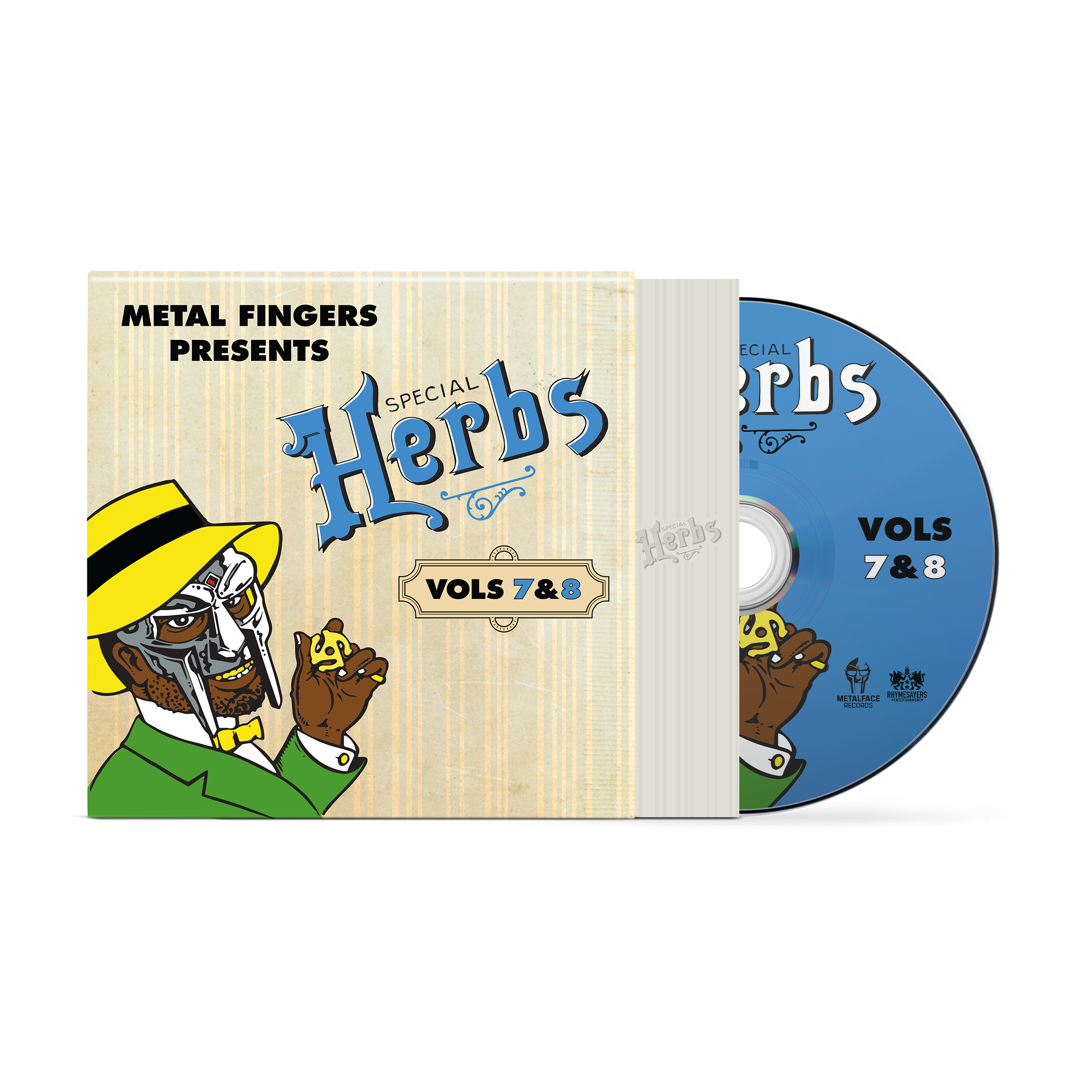 MF DOOM - Metal Fingers Presents: Special Herbs Vol. 7 & 8 CD (Sky Blue) ( VINYL )