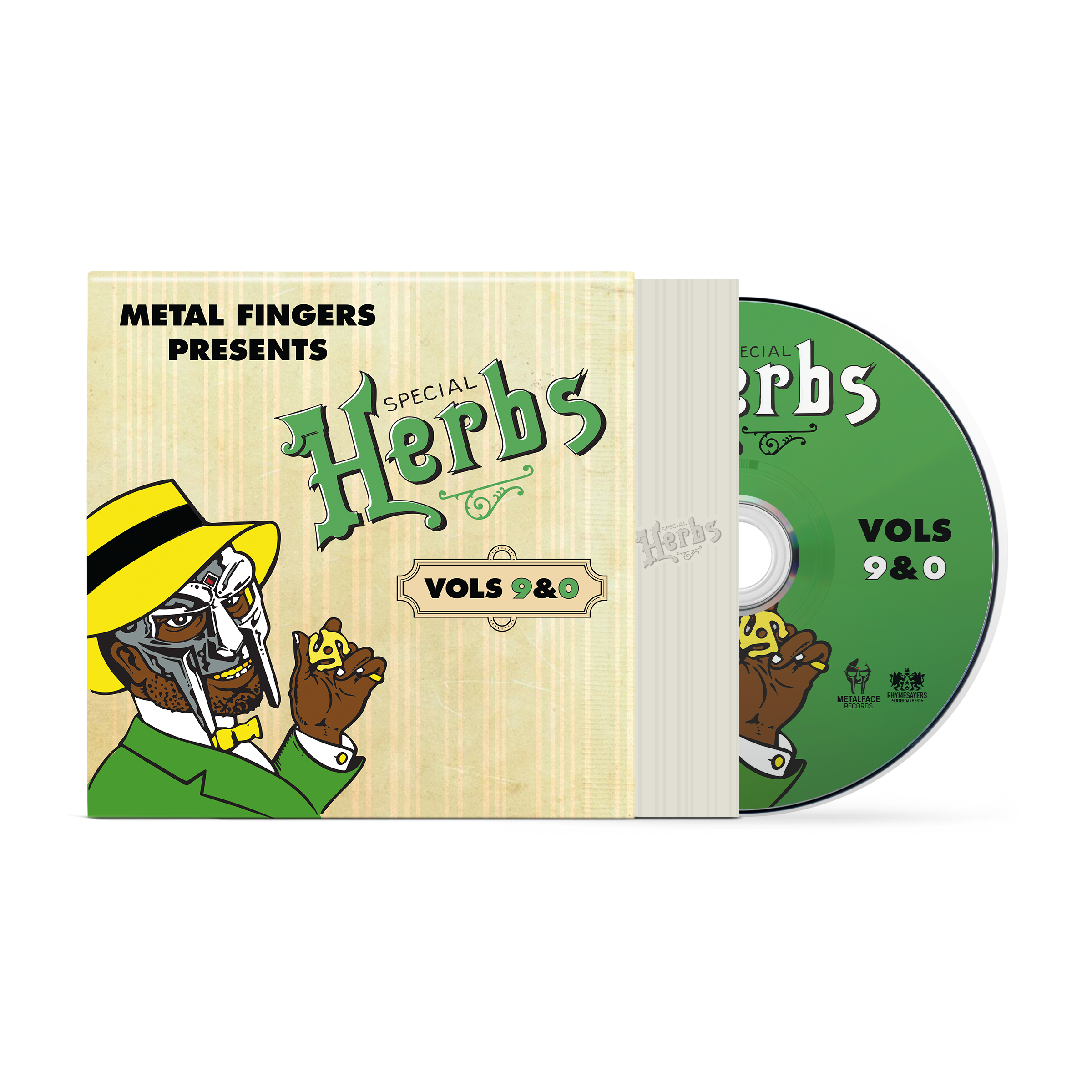 MF DOOM - Metal Fingers Presents: Special Herbs Vol. 9 & 0 CD (Evergreen) ( VINYL )