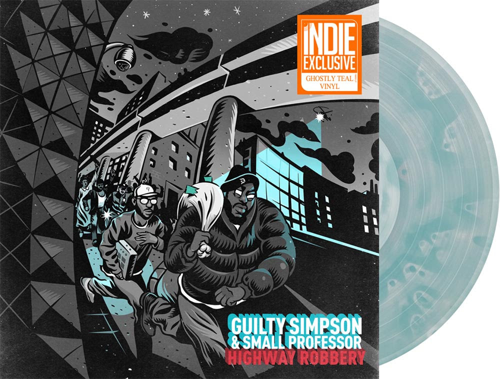 Guilty Simpson & Small Professor - Highway Robbery LP (Indie Exclusive, Ghostly Teal Colored Vinyl) ( VINYL )