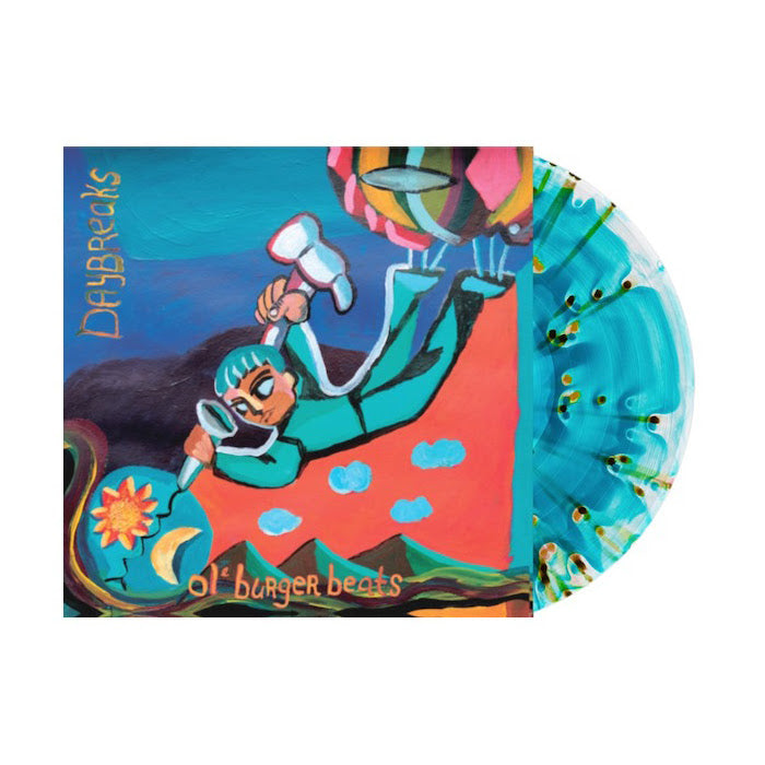 Ol' Burger Beats - Daybreaks LP (Ghostly Sea Blue w/ Black & Green Splatter) ( VINYL )