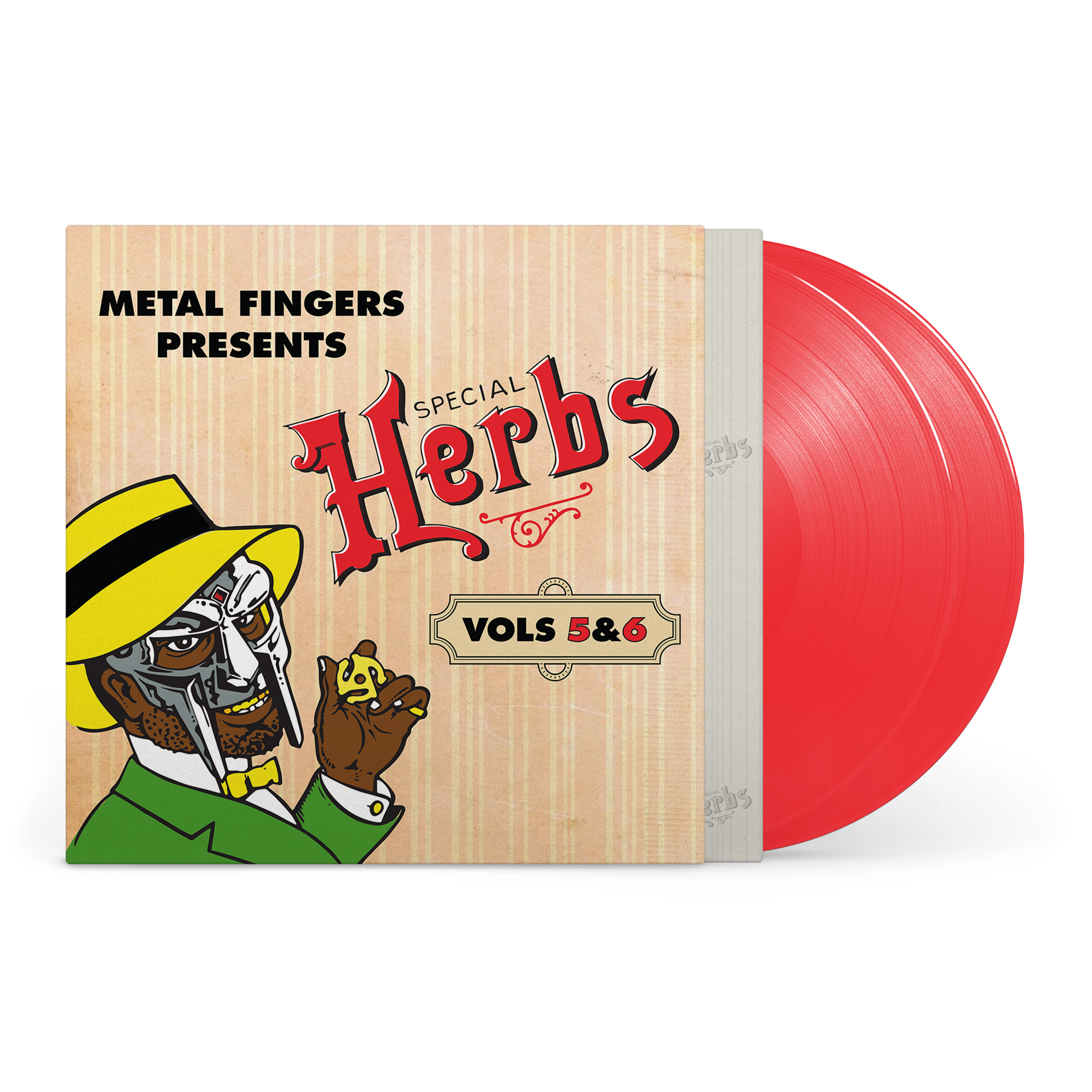 MF DOOM - Metal Fingers Presents: Special Herbs Vol. 5 & 6 2LP (Apple Red Colored Vinyl) ( VINYL )