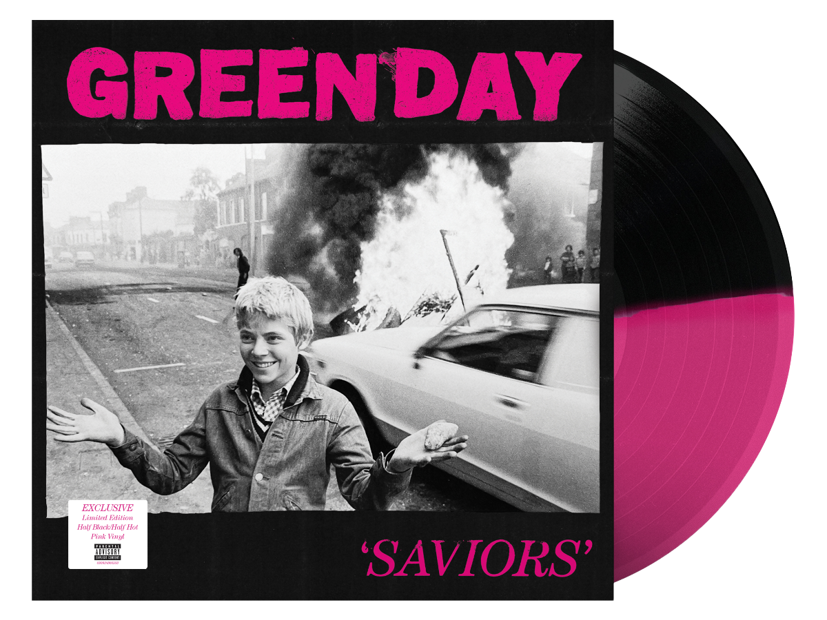 Green Day - Saviors LP (Pink and Black Vinyl) ( VINYL )